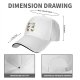 Black baseball cap with fantasy dice warrior characters print