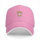 Black Baseball Cap With Grumpy Orange Kitten Graphic