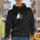 Black hoodie with ghost and grim reaper 'speak to manager' graphic
