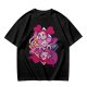 Olive T-shirt with Spinel Character Graphic Print