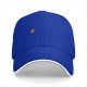 Black Baseball Cap With Small Embroidered Sun Design