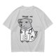 Olive T-shirt with Trust Me Doctor Dog Graphic Print
