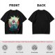 Hunter x Hunter Anime Graphic Tee with Sunset Landscape Art