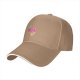Black Baseball Cap with Cute Melting Ice Cream Cone Graphic