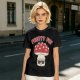 Olive green graphic t-shirt with 'Pretty Fly' and cool mushroom print