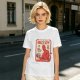 Olive T-shirt with Hell's Gym Devil Lifting Dumbbell Graphic