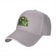 Black Baseball Cap with Maleficent Halloween Themed Print