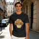 Olive Green T-Shirt With Cute Mushroom Skull Graphic