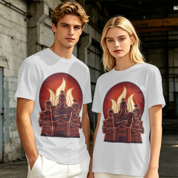 Avatar Fire Nation Characters Graphic Tee