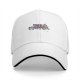 Black Baseball Cap With Cute Chibi Anime Character Group Print