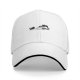 Black Baseball Cap with Subtle Dark Embroidered Design