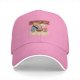Black baseball cap with cats eating ramen graphic