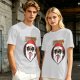 Olive T-Shirt with Kriss Santa Rock Band Graphic Print