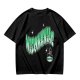 Olive Green Graphic T-Shirt with Wizomania Wizard Print