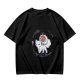 Olive T-Shirt With Chibi Princess Mononoke Wolf Rider Artwork