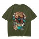 Olive T-Shirt With LeChucky Charms Pirate Cereal Graphic