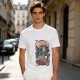 Olive t-shirt with Doctor Who themed Whov-Os cereal print