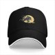 Black Baseball Cap With Xenomorph Alien Graphic Print