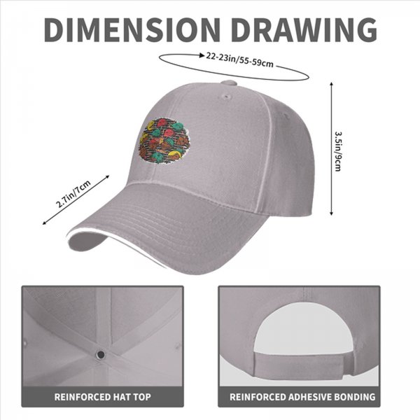 Black baseball cap with retro video game character grill print