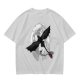 Olive T-Shirt Featuring Night Fury Dragon Flying In Front Of Full Moon