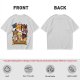 Olive T-Shirt With Cute Sushi Cat Stack Graphic Print
