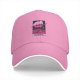 Black Baseball Cap With Pink Hjönk Tarot Style Duck Print