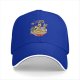 Black Baseball Cap with Ramen Bowl and Dragon Monster Graphic
