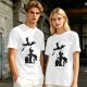 Olive Halloween Witch Silhouette Graphic Short Sleeve T-Shirt