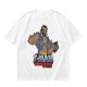 Olive T-shirt with T-Man He-Man parody graphic and 'I Pity The Fool' text