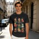 Christmas Capybara Characters Graphic T-Shirt