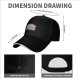 Black baseball cap with 'meh & meh' novelty candy parody design