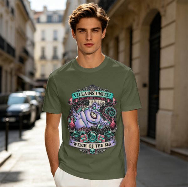 Villains Unite Witch of the Sea Ursula Graphic T-Shirt