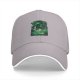 Black Baseball Cap With Anime Swordsman Green Graphic Print