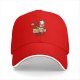 Black Baseball Cap With Cute Dog Chef Cooking Waffles Design
