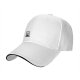 Black Baseball Cap With Cute Drumming Character Embroidery