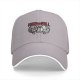 Black Baseball Cap With Rock And Roll Cartoon Graphic Design