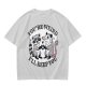 Olive T-Shirt With Raccoon and Opossum Weird Love Graphic