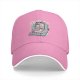 Black baseball cap with pastel handheld gaming and anime character print