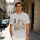 Olive T-Shirt with Japanese Food Monster Yokai Art Print