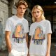 Olive t-shirt with capybara drinking coffee graphic