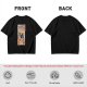 Olive T-Shirt with Japanese Style Sushi Chef Cat Print