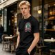 Olive T-Shirt With Make The World Great Again Space Graphic Print