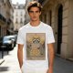 Raccoon Wheel of Fortune Tarot Pizza T-Shirt