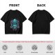 Olive T-Shirt With Octopus Skull Graphic Print