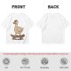 Olive T-Shirt Featuring a Cool Duck Wearing Sunglasses Riding a Skateboard