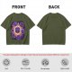 Olive T-Shirt With Glowing Dungeons & Dragons Dice Set Art