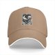 Black Baseball Cap With The Moon Tarot Card Skeleton Design