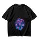 Olive T-Shirt With Galaxy D20 Dice Graphic