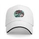 Black Baseball Cap With Mermaid And Pearl Shell Graphic