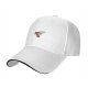 Black Baseball Cap With Detailed Pistol Graphic Design